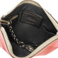 FENDI Coin case 8AP161 ALWA F1L2E Smooth calf leather x grain leather (embossed) Pink Dahlia logo FF Diamond Fragment Case