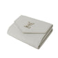 LOUIS VUITTON Tri-fold wallet M68482 Grain calf leather (embossed) snow LV logo Portefeuille Rock Mini