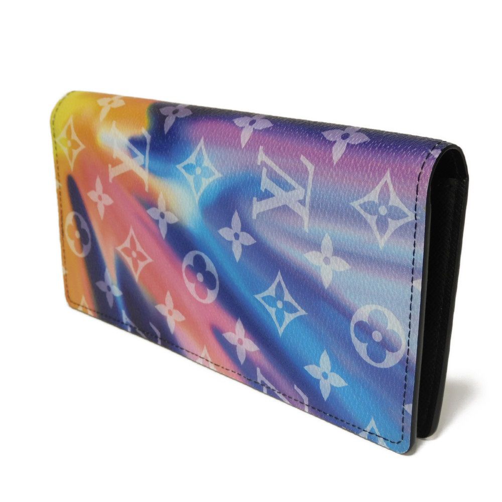 LOUIS VUITTON Long Wallet Purse M80957 Monogram Sunset Canvas Rainbow Monogram sunset Portefeuille Braza