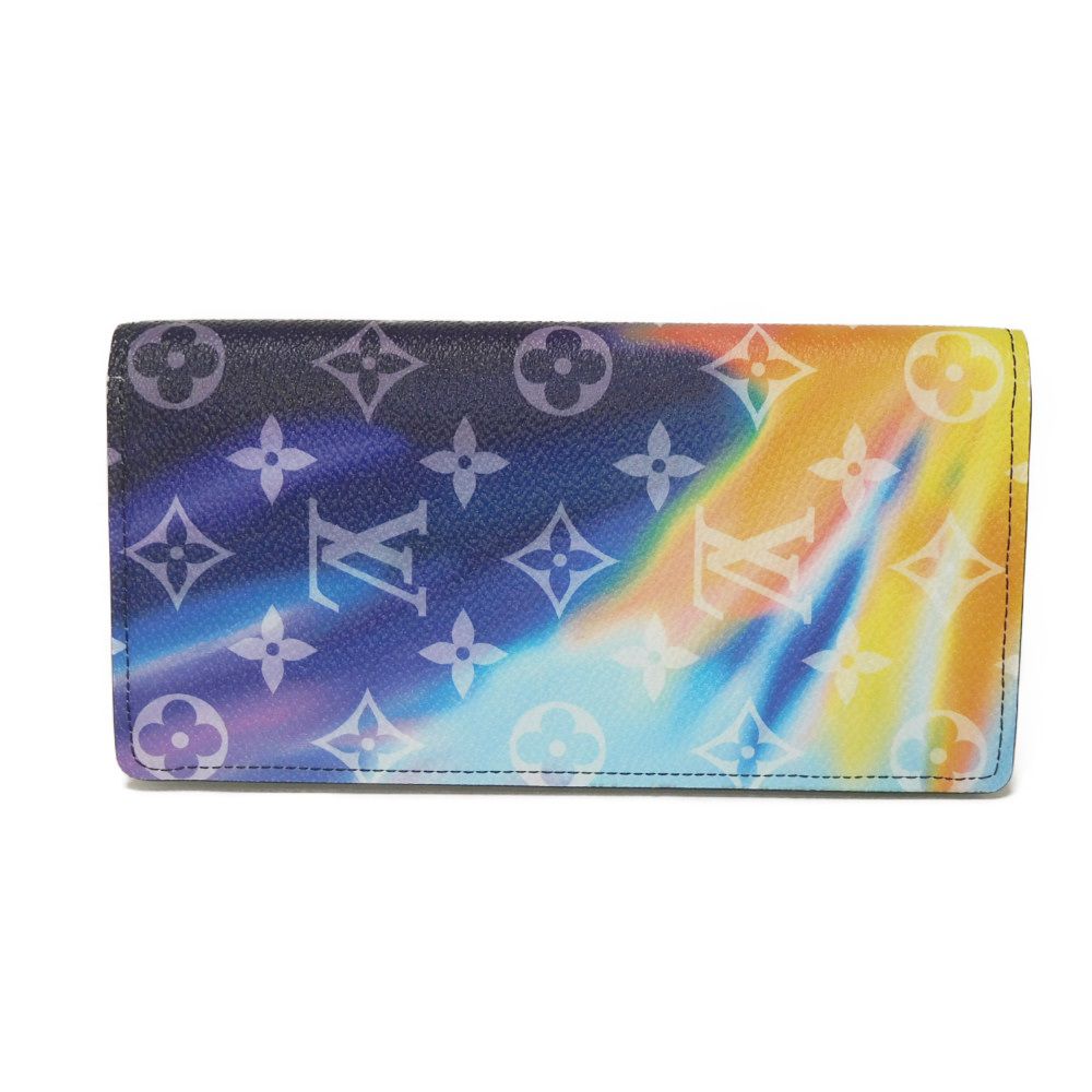 LOUIS VUITTON Long Wallet Purse M80957 Monogram Sunset Canvas Rainbow Monogram sunset Portefeuille Braza