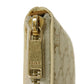 CELINE Coin case 10C662CA2.01BC Triomphe canvas (coating processing) white Triomphe logo coin & card case