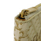 CELINE Coin case 10C662CA2.01BC Triomphe canvas (coating processing) white Triomphe logo coin & card case