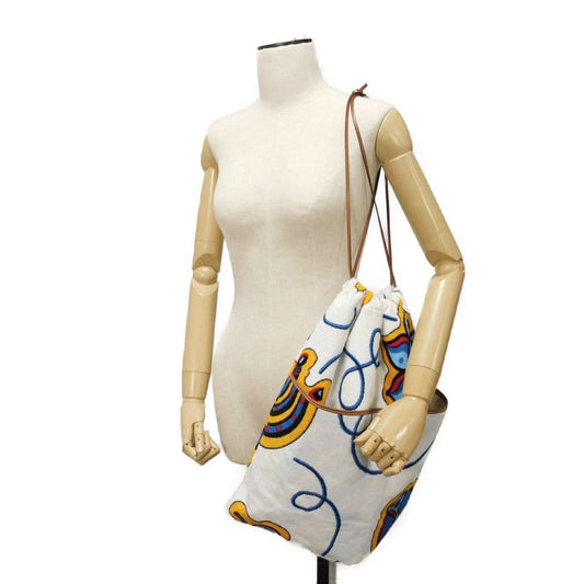 LOEWE Handbag pile white Paula's Ibiza Drawstring Large Bag