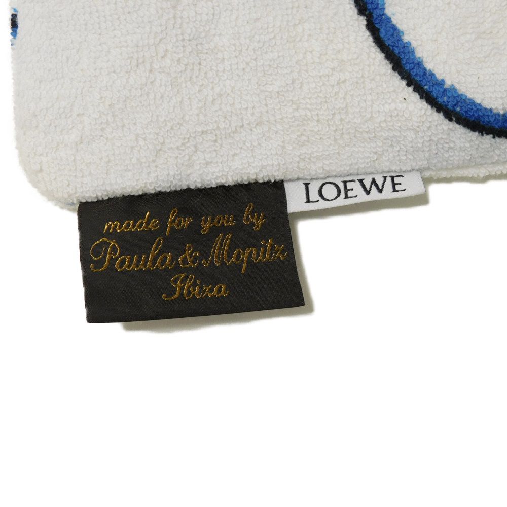 LOEWE Handbag pile white Paula's Ibiza Drawstring Large Bag