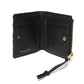 Dior Bifold Wallet Jaguar canvas Beige x black x navy Oblique jacquard Compact wallet