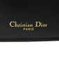 Dior Bifold Wallet Jaguar canvas Beige x black x navy Oblique jacquard Compact wallet