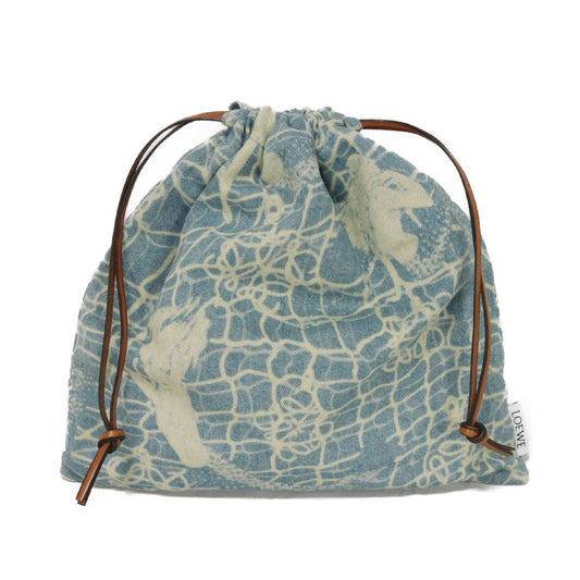 LOEWE Handbag C822057X20 denim Washed Indigo Paula's Ibiza Drawstring pouch