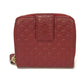 GUCCI Bifold Wallet 449395 BMJ1G 6420 Gucci Shima Leather (GG stamped) Red Micro GG Shima Guccissima Compact Zip Wallet