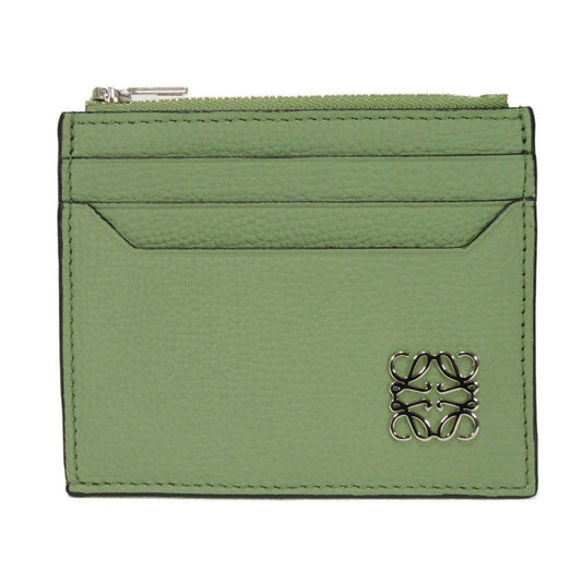 LOEWE Coin case C821R80X01 Pebble grain calfskin (embossed) Rosemary Anagram Square Zip Card Holder