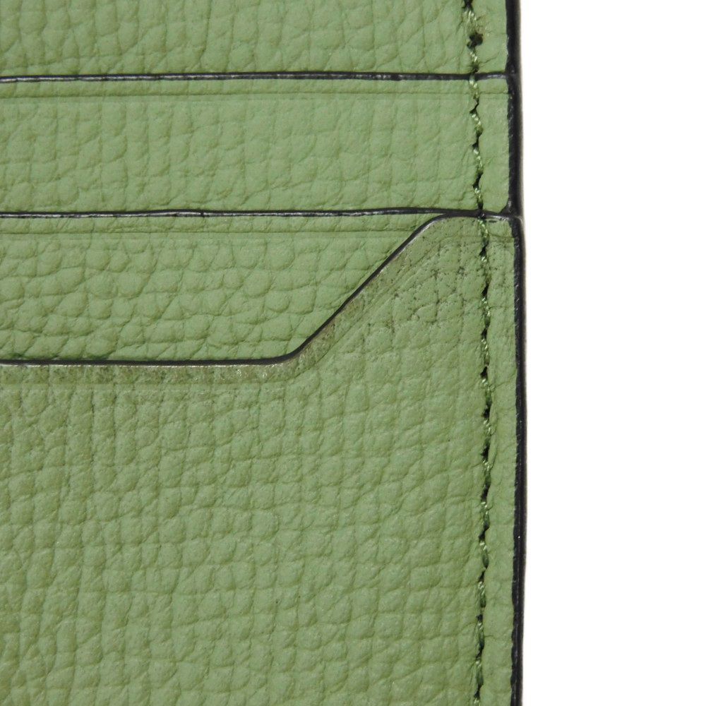 LOEWE Coin case C821R80X01 Pebble grain calfskin (embossed) Rosemary Anagram Square Zip Card Holder