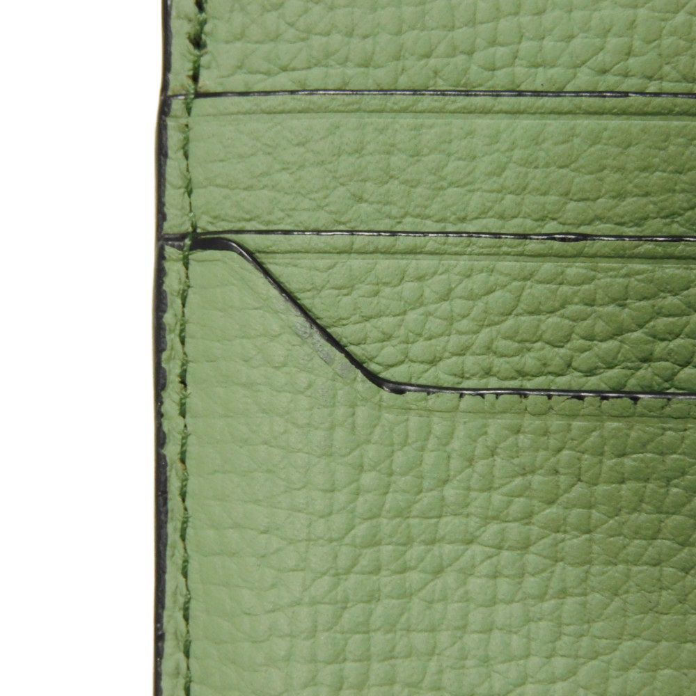 LOEWE Coin case C821R80X01 Pebble grain calfskin (embossed) Rosemary Anagram Square Zip Card Holder