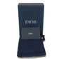 Dior Bifold Wallet 2ESBH069YSE_H03E Jacquard canvas x smooth calf leather black logo metal Oblique Jacquard Money Clip Wallet