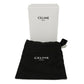 CELINE Bifold Wallet 10H263BRU.10PI Grained calfskin (embossed) x smooth calfskin pebble x mineral New logo Small strap wallet
