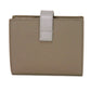 CELINE Bifold Wallet 10H263BRU.10PI Grained calfskin (embossed) x smooth calfskin pebble x mineral New logo Small strap wallet