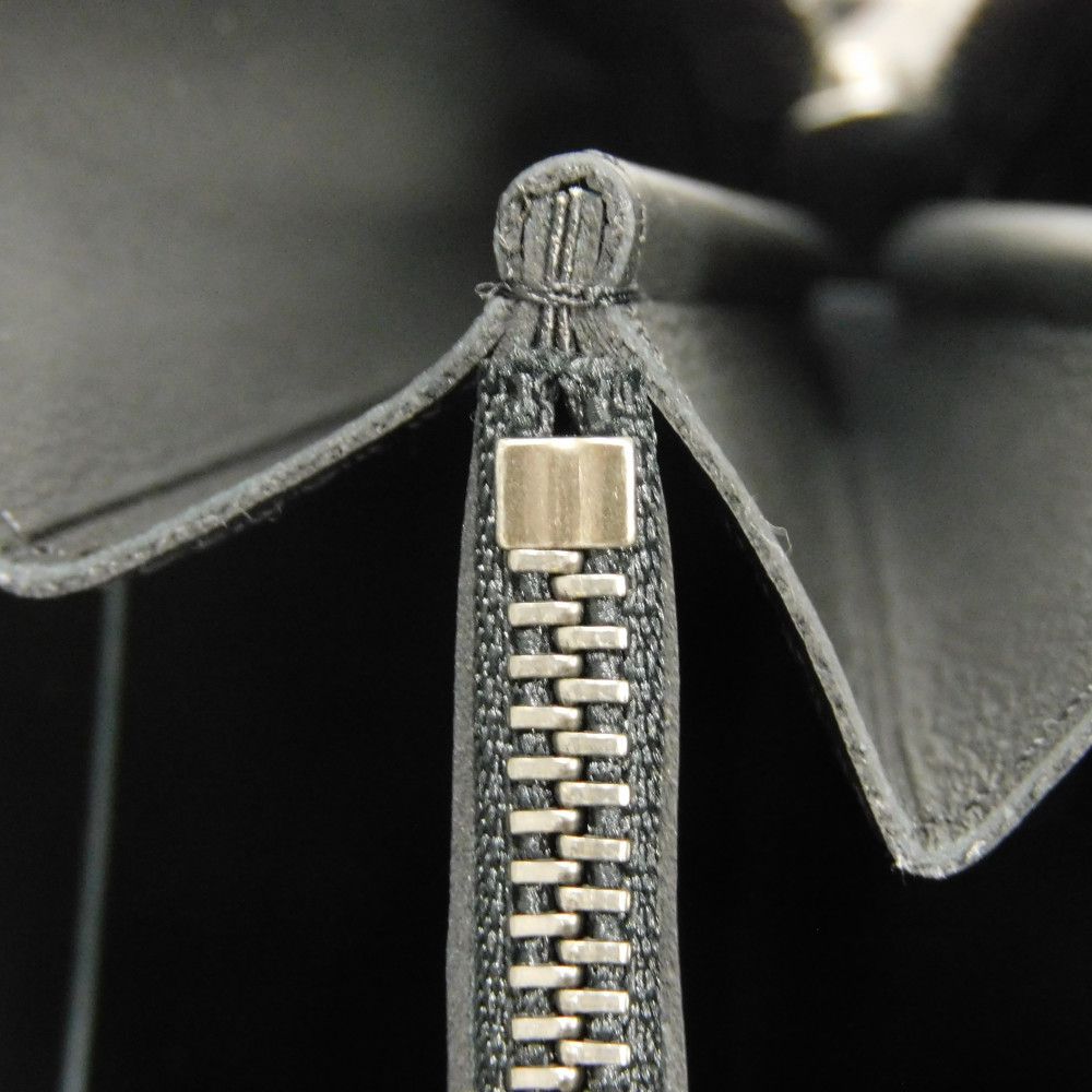 LOUIS VUITTON Long Wallet Purse N61254 Anfini Leather (Damie embossed) onyx Damier Anfini Zippy XL