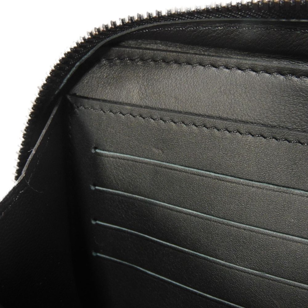 LOUIS VUITTON Long Wallet Purse N61254 Anfini Leather (Damie embossed) onyx Damier Anfini Zippy XL