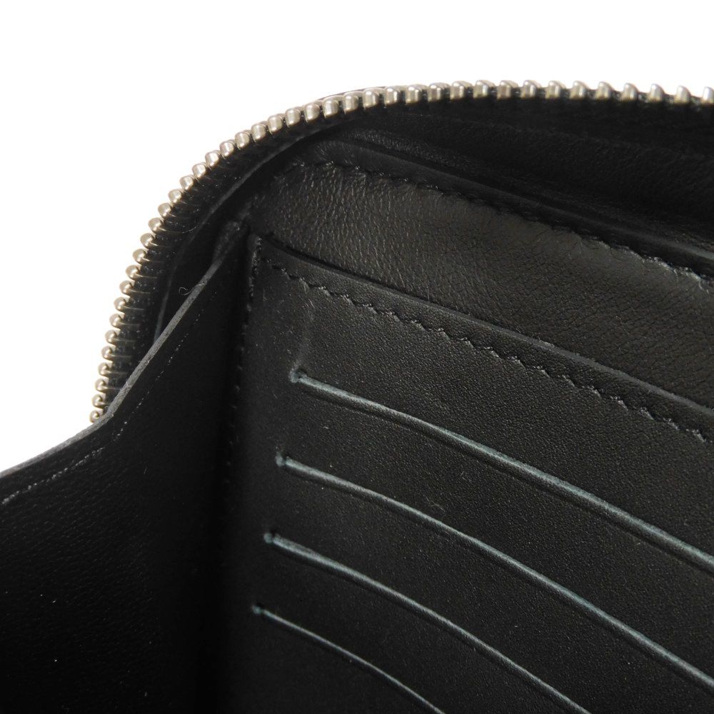 LOUIS VUITTON Long Wallet Purse N61254 Anfini Leather (Damie embossed) onyx Damier Anfini Zippy XL