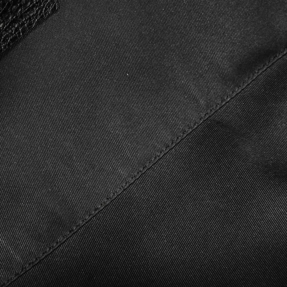 GUCCI Sling bag 449182 Nylon canvas x calf leather (embossed) black Logo embossing GG nylon waist pouch