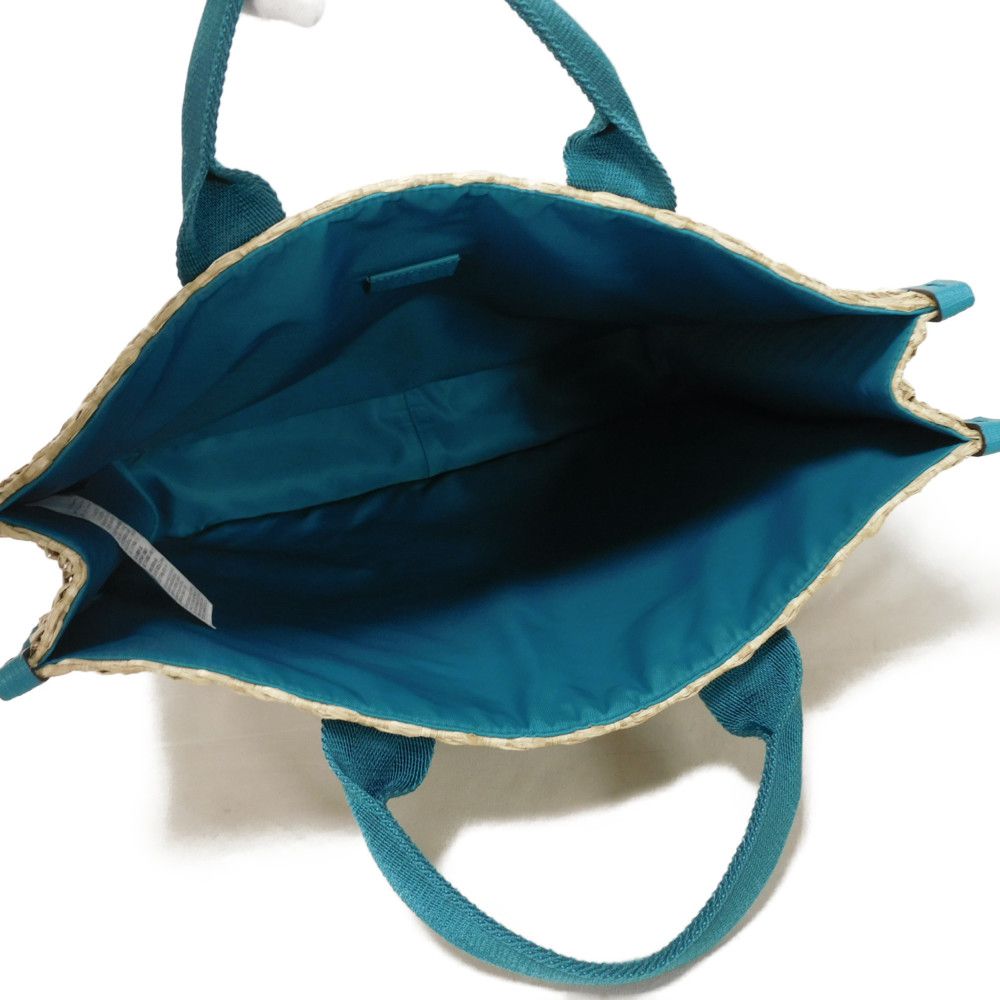 GUCCI Tote Bag 605831 straw natural logo ME MYSELF & I Tote