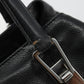 CHANEL Handbag Caviar Skin Black Silver CC
