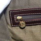 FENDI Zucca Canvas Hand Bag Black Brown Auth