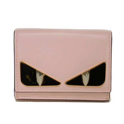 FENDI Tri-fold wallet 8M0395 3IF F13DP Smooth Calfskin Leather Confetto Monster Bag Bugs Micro trifold wallet