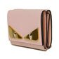 FENDI Tri-fold wallet 8M0395 3IF F13DP Smooth Calfskin Leather Confetto Monster Bag Bugs Micro trifold wallet