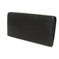 LOEWE Long Wallet Purse 101.79.978 textured calfskin black Anagram emboss Linen Long Horizontal Wallet