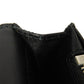 LOEWE Long Wallet Purse 101.79.978 textured calfskin black Anagram emboss Linen Long Horizontal Wallet
