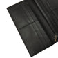 LOEWE Long Wallet Purse 101.79.978 textured calfskin black Anagram emboss Linen Long Horizontal Wallet