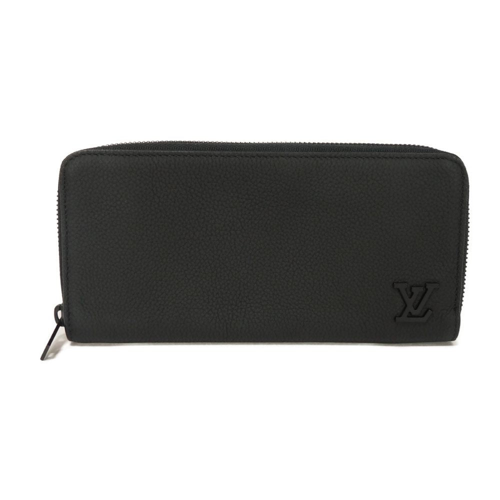LOUIS VUITTON Long Wallet Purse M80334 Aerogram leather (embossed) Noir LV Aerogram Zippy Wallet Horizontal