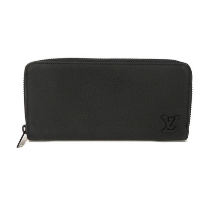 LOUIS VUITTON Long Wallet Purse M80334 Aerogram leather (embossed) Noir LV Aerogram Zippy Wallet Horizontal