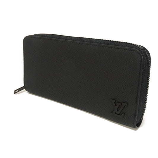 LOUIS VUITTON Long Wallet Purse M80334 Aerogram leather (embossed) Noir LV Aerogram Zippy Wallet Horizontal