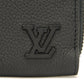 LOUIS VUITTON Long Wallet Purse M80334 Aerogram leather (embossed) Noir LV Aerogram Zippy Wallet Horizontal