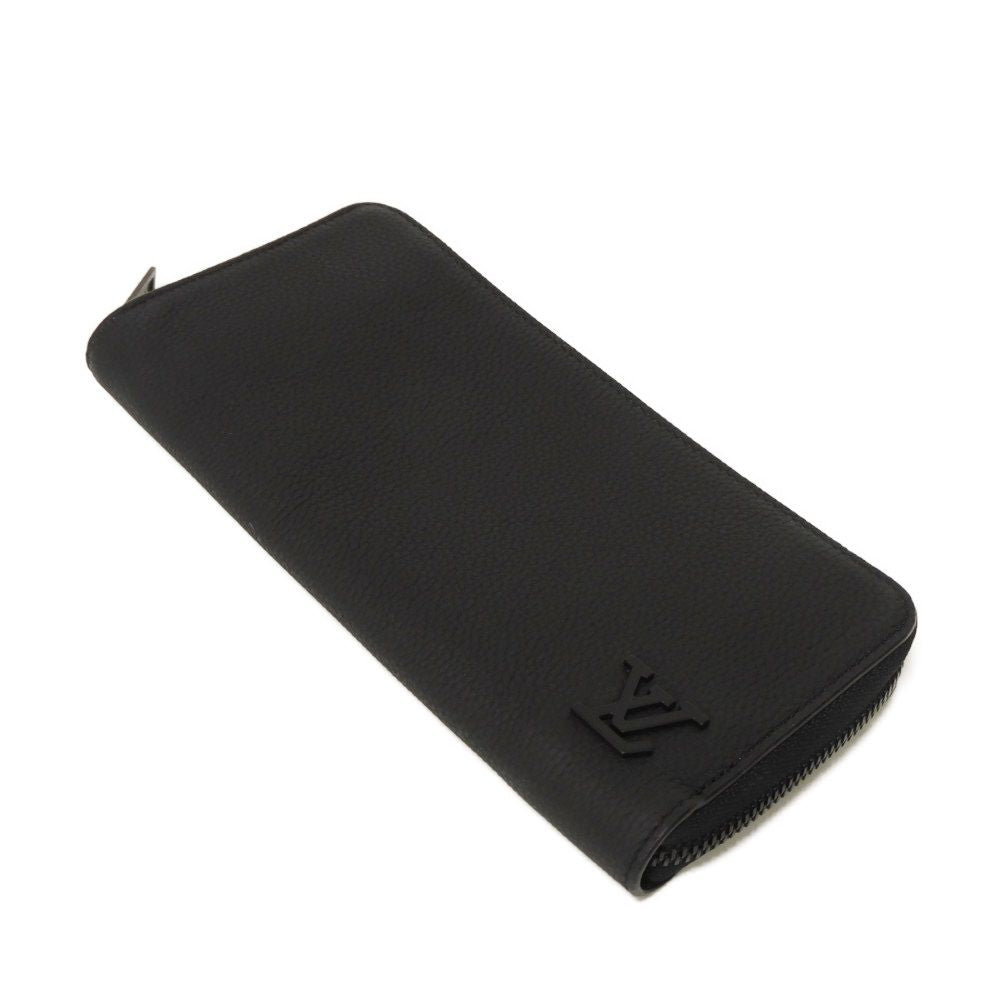 LOUIS VUITTON Long Wallet Purse M80334 Aerogram leather (embossed) Noir LV Aerogram Zippy Wallet Horizontal