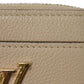 LOUIS VUITTON Coin case M80100 Grain calf leather (embossed) Gurege LV signature Lock me Zip around purse