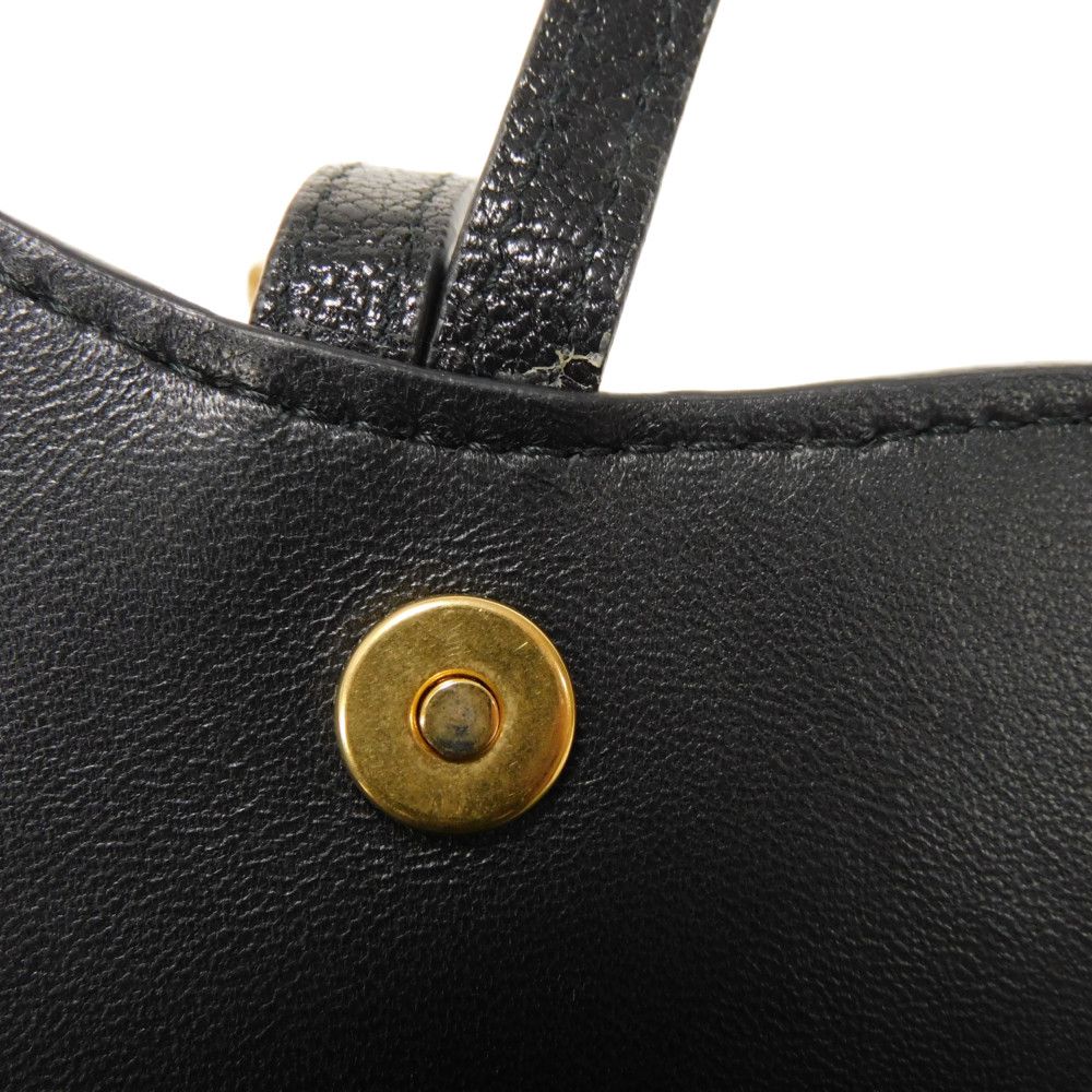 Dior Long Wallet Purse S5680CCEH Goatskin black D logo Saddle Slim Wallet