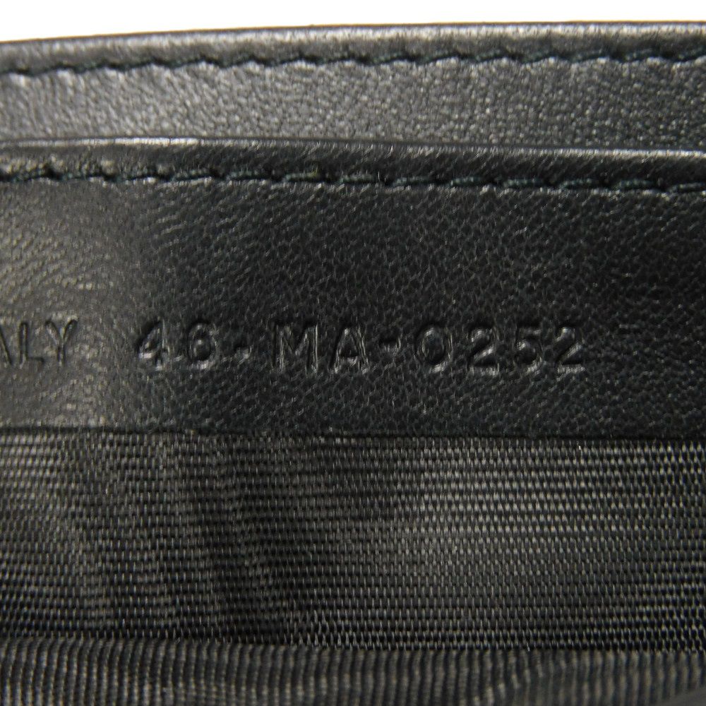 Dior Long Wallet Purse S5680CCEH Goatskin black D logo Saddle Slim Wallet