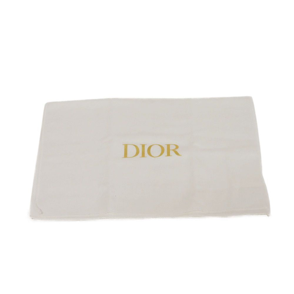 Dior Long Wallet Purse S5680CCEH Goatskin black D logo Saddle Slim Wallet