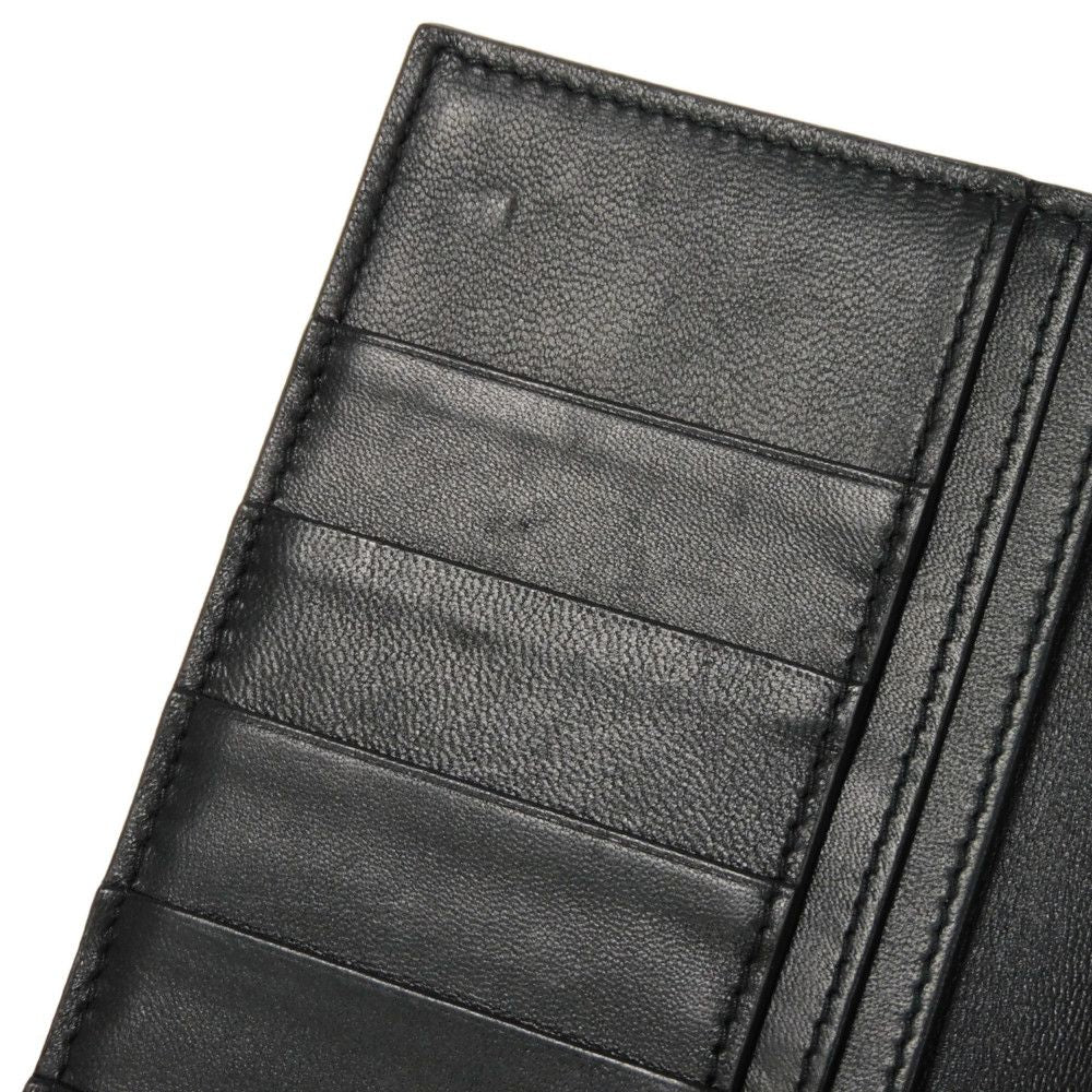 Dior Long Wallet Purse S5680CCEH Goatskin black D logo Saddle Slim Wallet