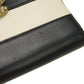 GUCCI Long Wallet Purse 476069 DYWQT 8224 Smooth Calfskin Leather black logo Queen Margaret Zip Around Wallet