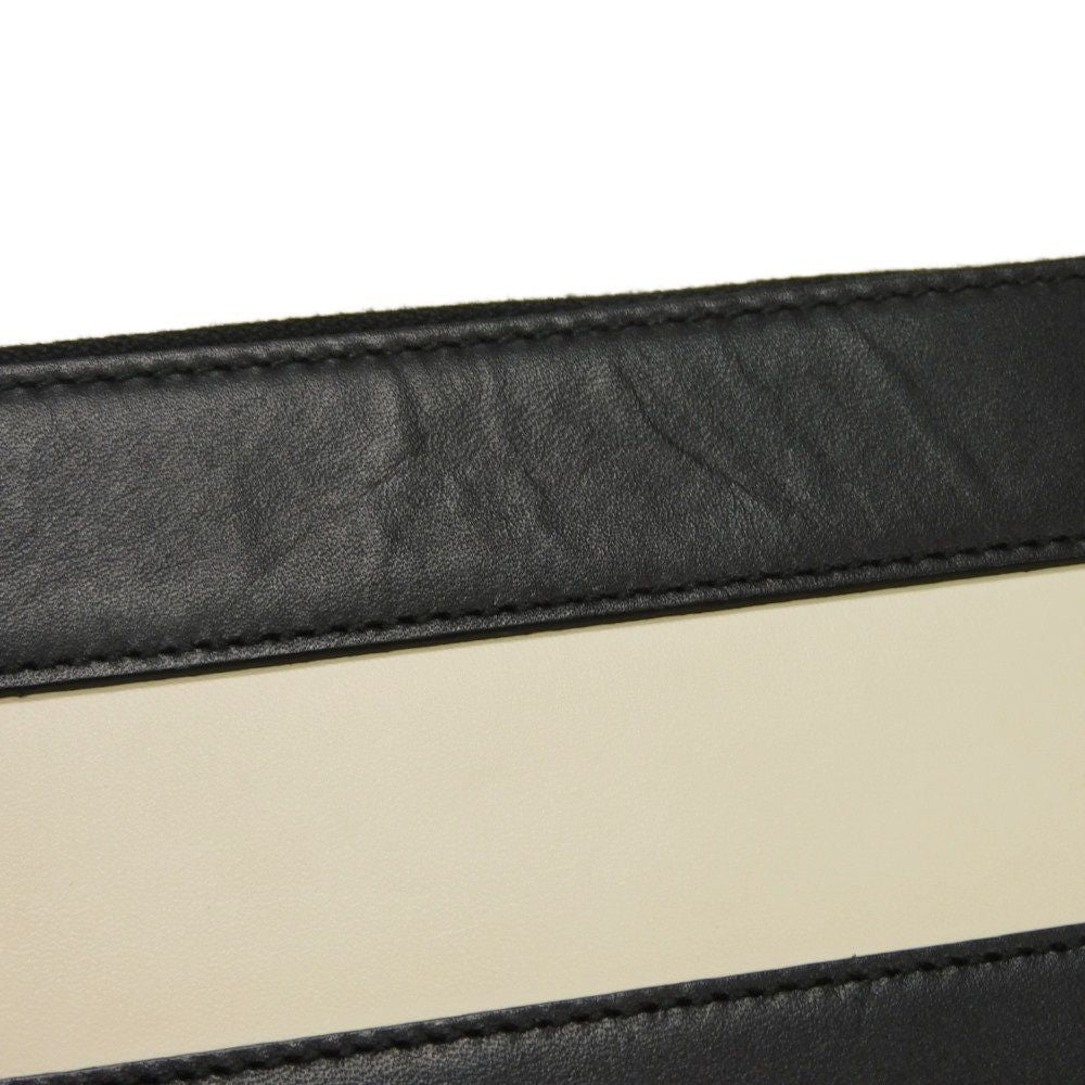 GUCCI Long Wallet Purse 476069 DYWQT 8224 Smooth Calfskin Leather black logo Queen Margaret Zip Around Wallet