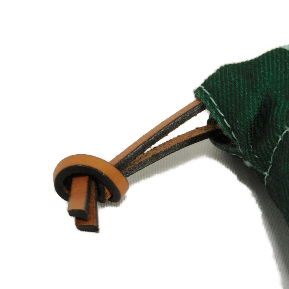 LOEWE Handbag C822057X05 canvas green Ken Price Easter Island Drawstring Pouch