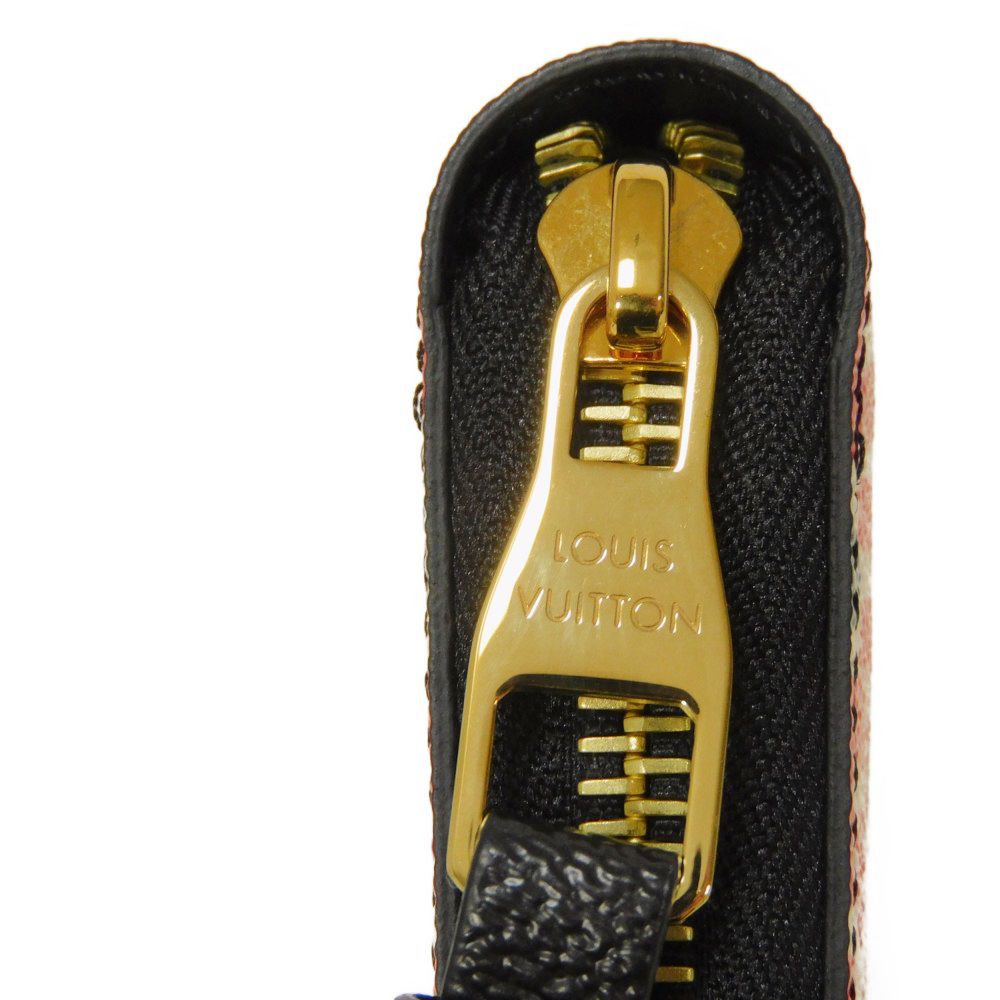 LOUIS VUITTON Long Wallet Purse M69436 Monogram Giant canvas and grained leather Creme rouge Monogram Giant LV Clafoutis Zippy wallet 238 dial