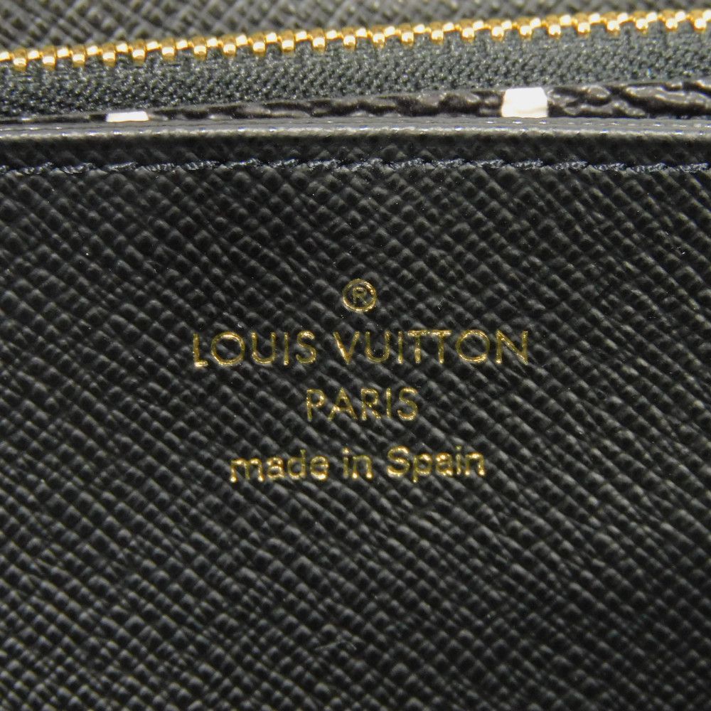 LOUIS VUITTON Long Wallet Purse M69436 Monogram Giant canvas and grained leather Creme rouge Monogram Giant LV Clafoutis Zippy wallet 238 dial