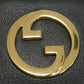 GUCCI Shoulder Bag 698635 UXX0G 1000 Calf leather black Interlocking G Frondy Card Case Wallet