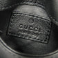 GUCCI Shoulder Bag 698635 UXX0G 1000 Calf leather black Interlocking G Frondy Card Case Wallet