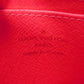 LOUIS VUITTON Coin case M93707 Monogram canvas (graffiti print) x grain leather (embossed) Fuchsia Monogram graffiti Zip around purse