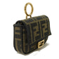 FENDI Shoulder Bag 7AR844 A6V5 F17U4 fabric Brown FF logo Nano Bucket Bag Charm