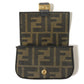 FENDI Shoulder Bag 7AR844 A6V5 F17U4 fabric Brown FF logo Nano Bucket Bag Charm